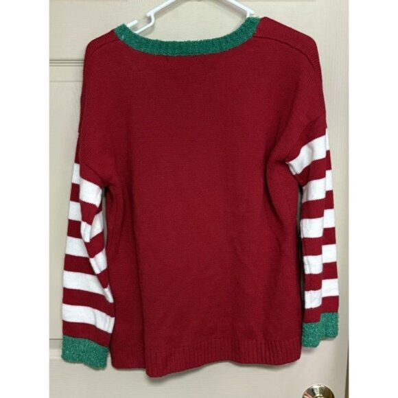 Woman's/Mens Santa Ugly Christmas Sweater Size L - Picture 3 of 3